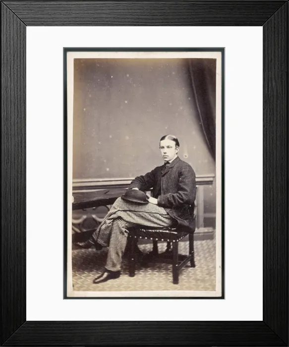 Framed Print : Oxford Uni Student C1860 Framed Print : Oxford Uni Student C1860