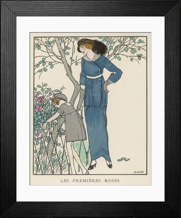 Framed Print : Mother & Daughter 1913 Framed Print : Mother & Daughter 1913