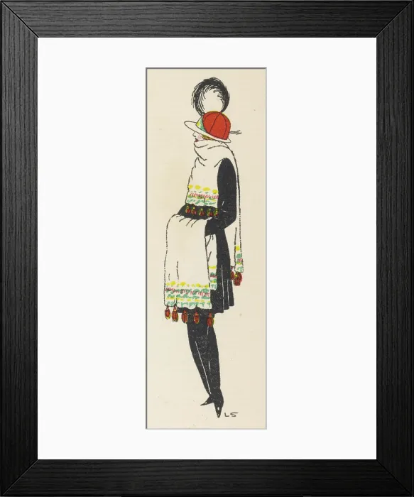 Framed Print : Fur Scarf & Muff Set Framed Print : Fur Scarf & Muff Set