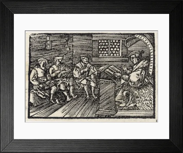Framed Print : German Univ Scene 1553 Framed Print : German Univ Scene 1553