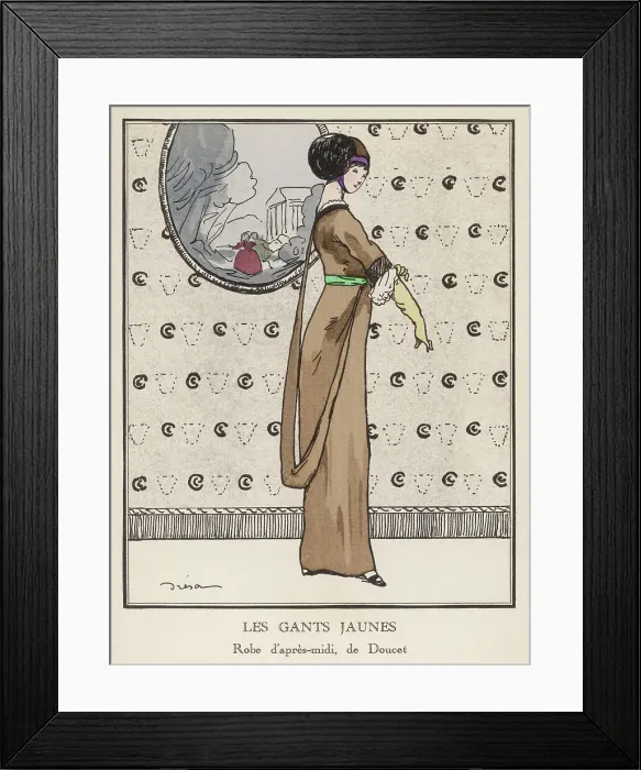 Framed Print : Afternoon Dress 1912