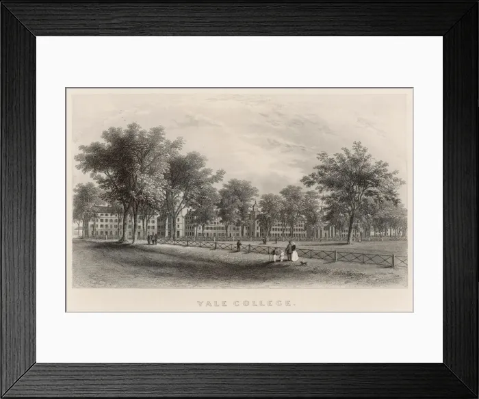 Framed Print : USA Yale Univ 1876 Framed Print : USA Yale Univ 1876