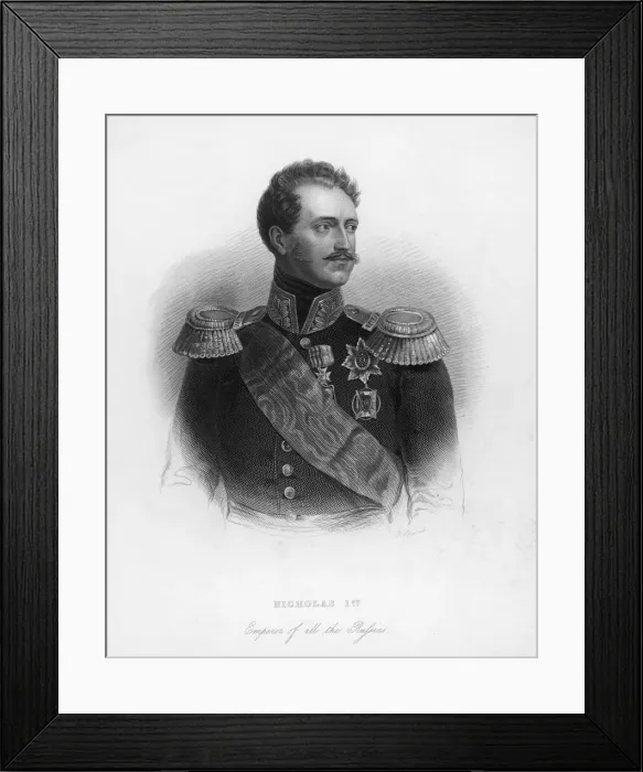 Framed Print : Nicolas I of Russia Framed Print : Nicolas I of Russia