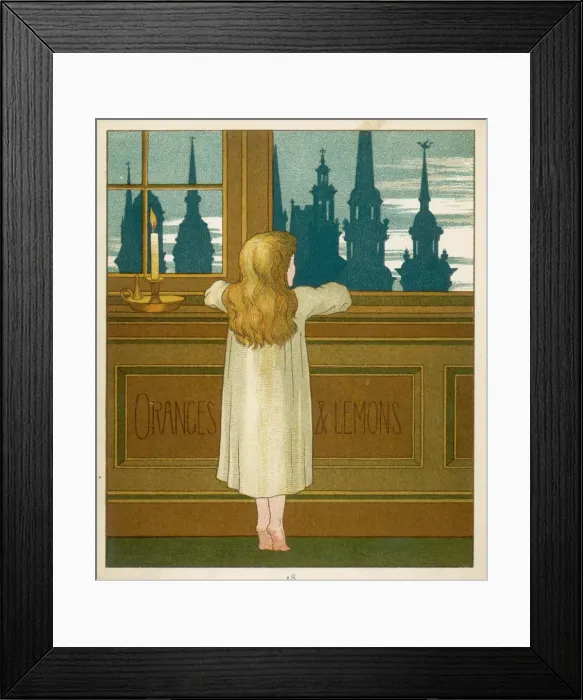 Framed Print : Oranges and Lemons (Bell Framed Print : Oranges and Lemons (Bell