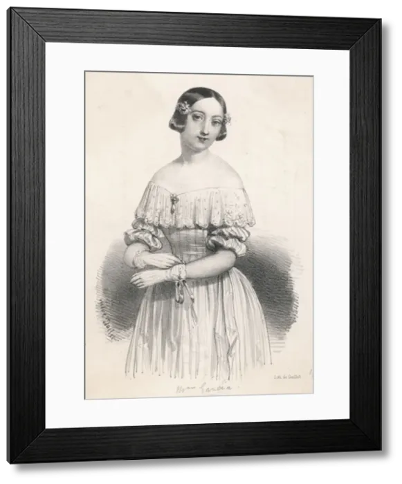 Framed Print : Pauline Viardot-Garcia Framed Print : Pauline Viardot-Garcia