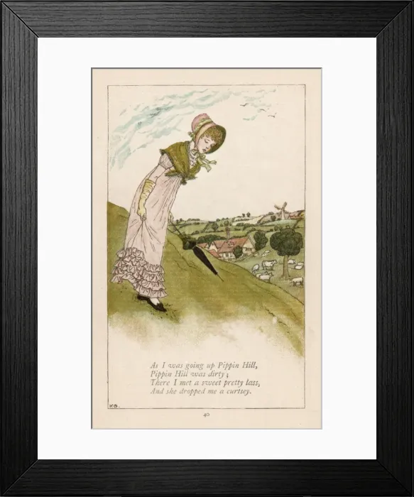 Framed Print : Pippin Hill  /  Greenaway