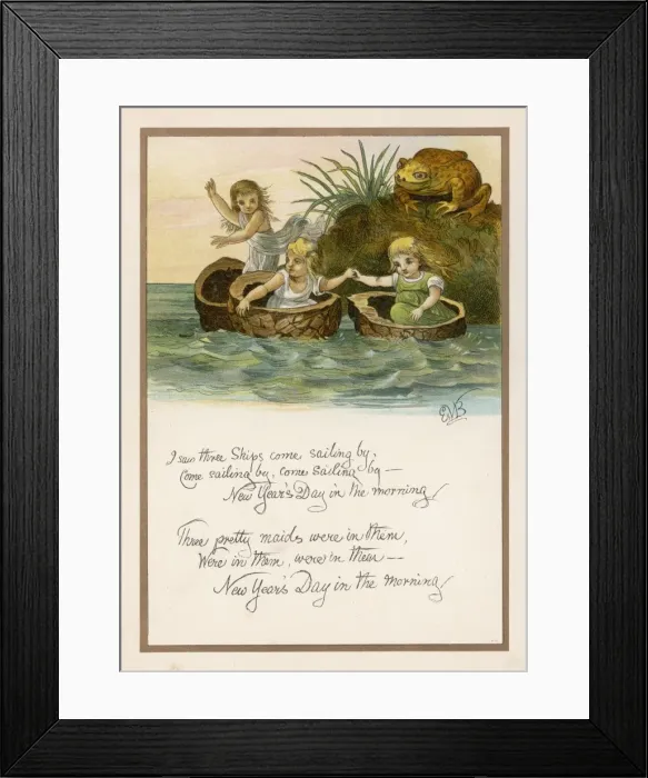 Framed Print : I Saw Three Ships (Evb) Framed Print : I Saw Three Ships (Evb)