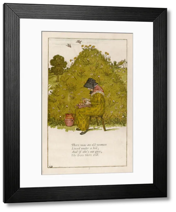 Framed Print : Woman Lived under Hill