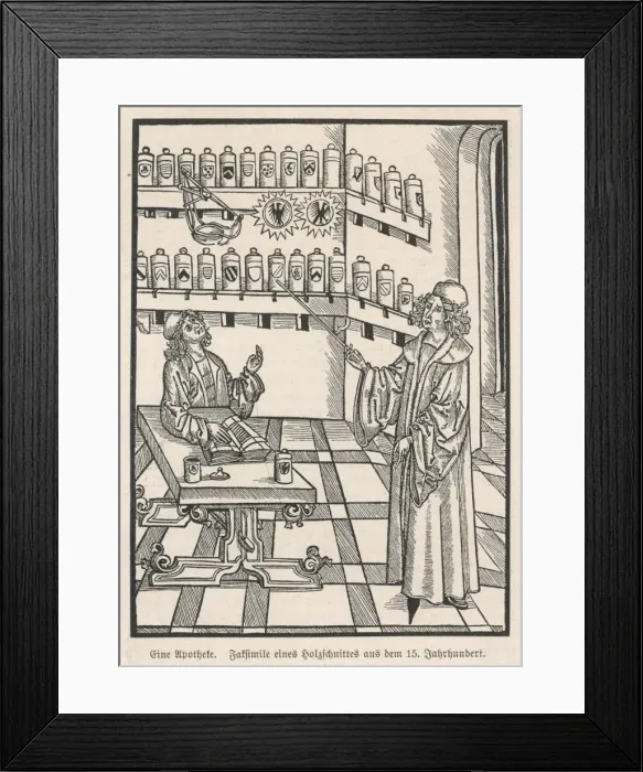 Framed Print : Apothecary 1505 Framed Print : Apothecary 1505