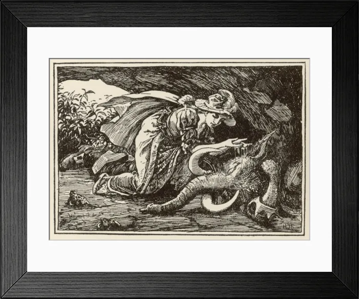 Framed Print : Beauty and the Beast Framed Print : Beauty and the Beast