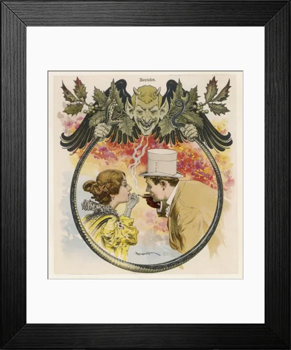 Framed Print : She Lights Him Framed Print : She Lights Him