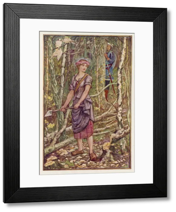 Framed Print : The Enchanted Wreath Framed Print : The Enchanted Wreath