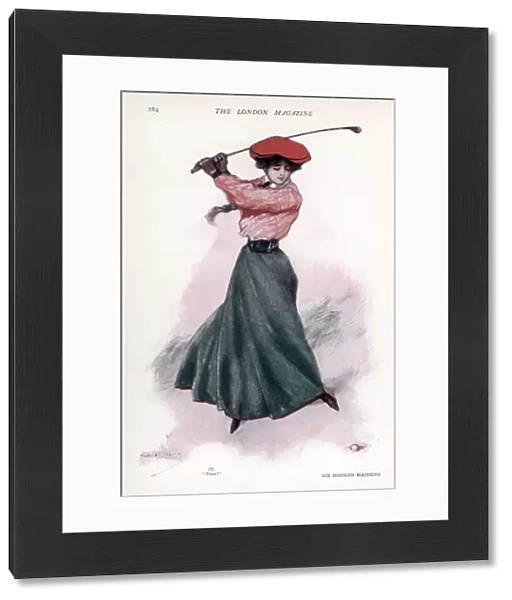 Golfing Woman 1907