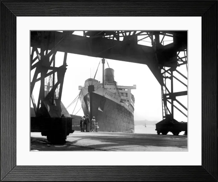 Framed Print : The Queen Mary Framed Print : The Queen Mary