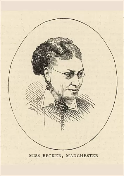 LYDIA BECKER  /  1827-1890