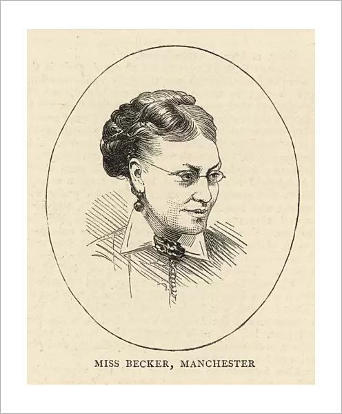 LYDIA BECKER  /  1827-1890