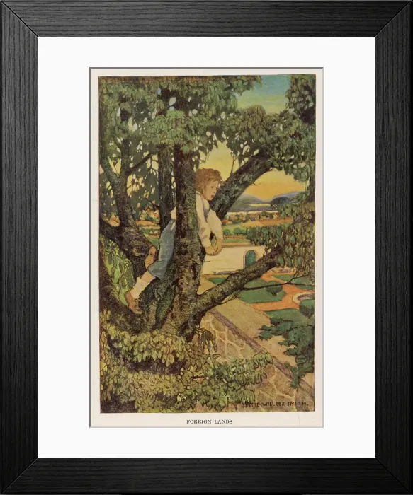 Framed Print : Stevenson / Poems / Foreign Framed Print : Stevenson / Poems / Foreign
