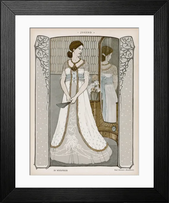 Framed Print : Depiction of Winter 1903 Framed Print : Depiction of Winter 1903