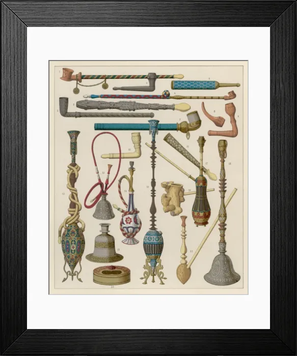 Framed Print : Oriental Pipes Framed Print : Oriental Pipes