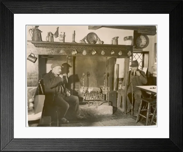 Framed Print : Two Men Drinking 1935 Framed Print : Two Men Drinking 1935