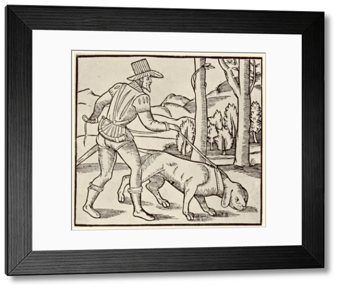 Framed Print : Early Bloodhound Framed Print : Early Bloodhound
