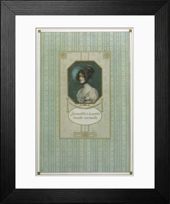Framed Print : Heine Calender Framed Print : Heine Calender