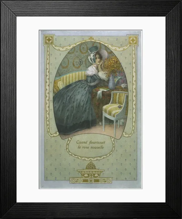 Framed Print : Heine Calender Framed Print : Heine Calender