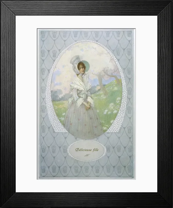 Framed Print : Heine Calender Framed Print : Heine Calender