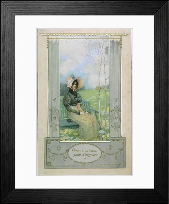 Framed Print : Heine Calender Framed Print : Heine Calender