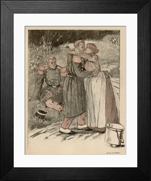 Framed Print : Maupassant / Petit Soldat Framed Print : Maupassant / Petit Soldat
