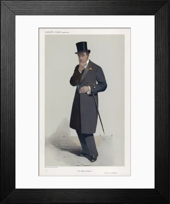 Framed Print : Richardson by who 1908 Framed Print : Richardson by who 1908