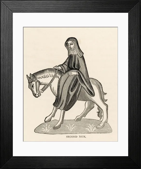 Framed Print : Chaucer, Second Nun Framed Print : Chaucer, Second Nun