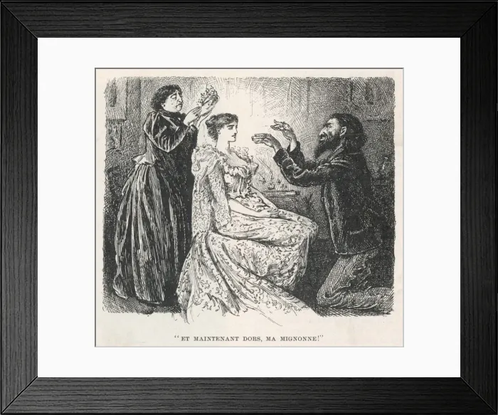 Framed Print : Du Maurier / Trilby / 1894 Framed Print : Du Maurier / Trilby / 1894