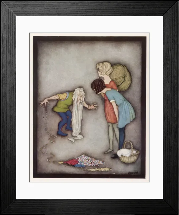 Framed Print : Snow White / Rose Red 2 Framed Print : Snow White / Rose Red 2
