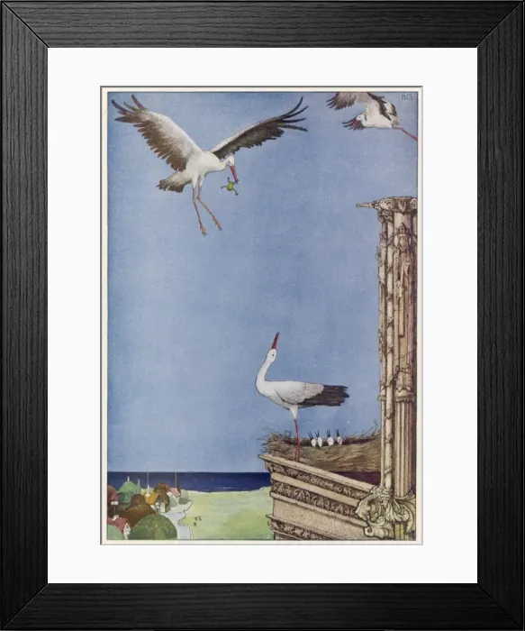 Framed Print : The Storks Framed Print : The Storks