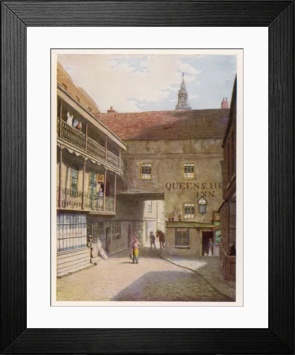 Framed Print : Queens Head, Southwark Framed Print : Queens Head, Southwark