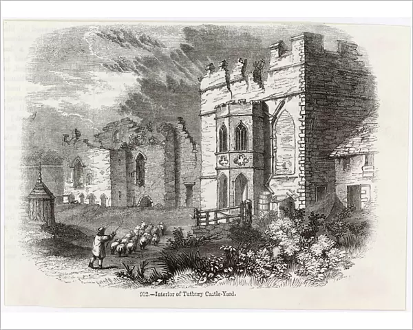 Tutbury Castle  /  1845