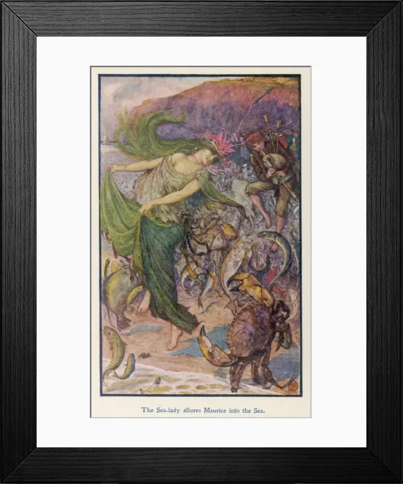 Framed Print : Mer-People / Sea-Lady Framed Print : Mer-People / Sea-Lady