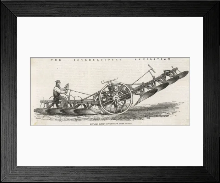 Framed Print : Fowlers Steam Plough Framed Print : Fowlers Steam Plough