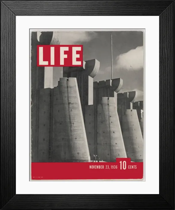 Framed Print : Water Supply / Dam 1936 Framed Print : Water Supply / Dam 1936