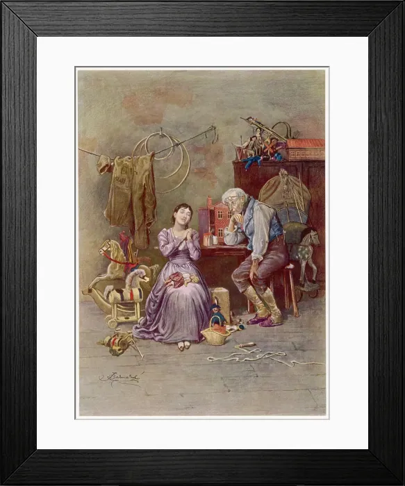 Framed Print : Dickens / Cricket / Hearth Framed Print : Dickens / Cricket / Hearth