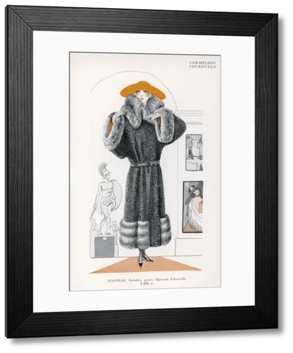 Framed Print : Astrakhan & Possum Fur Framed Print : Astrakhan & Possum Fur
