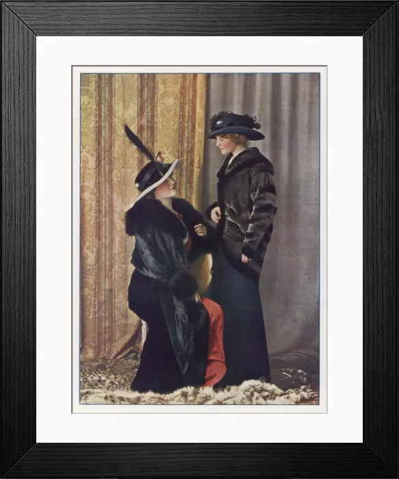 Framed Print : Furs / Grunwaldt / Plate 10 Framed Print : Furs / Grunwaldt / Plate 10