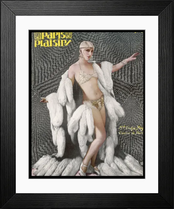Framed Print : Female / Scanty Dress 1928 Framed Print : Female / Scanty Dress 1928
