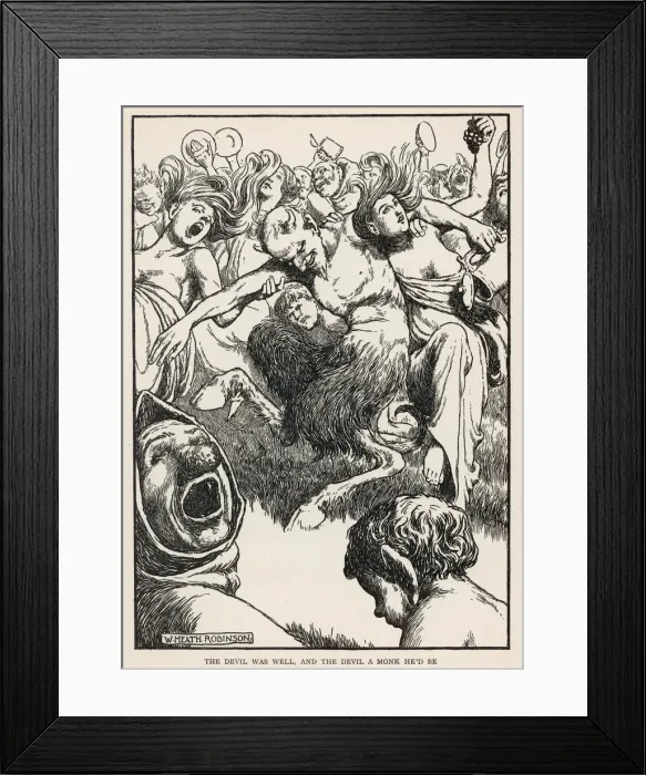 Framed Print : Rabelais / Gargantua / Devil Framed Print : Rabelais / Gargantua / Devil