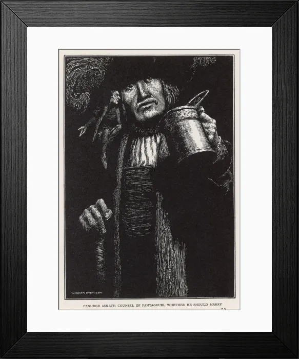 Framed Print : Pantagruel / Giant / Drink Framed Print : Pantagruel / Giant / Drink
