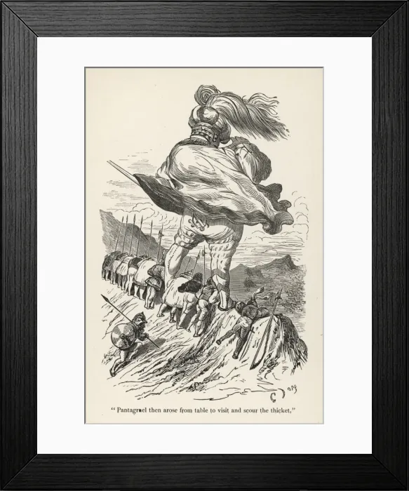 Framed Print : Giant / Pantagruel / Battle Framed Print : Giant / Pantagruel / Battle