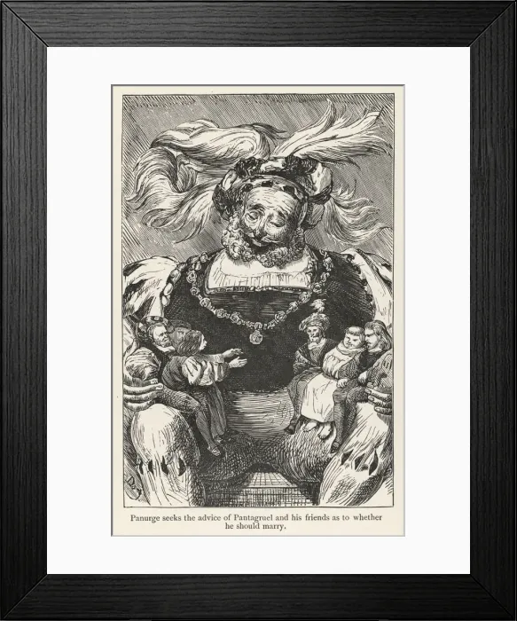 Framed Print : Giant / Pantagruel / Counsel Framed Print : Giant / Pantagruel / Counsel
