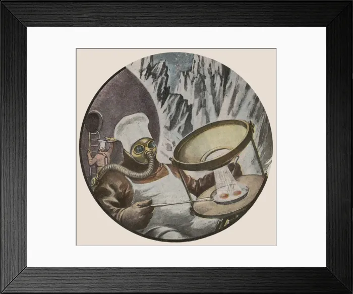 Framed Print : Cooking on the Moon Framed Print : Cooking on the Moon
