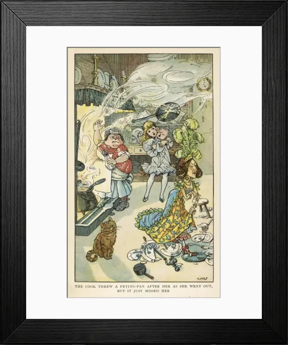 Framed Print : In the Duchess Kitchen Framed Print : In the Duchess Kitchen